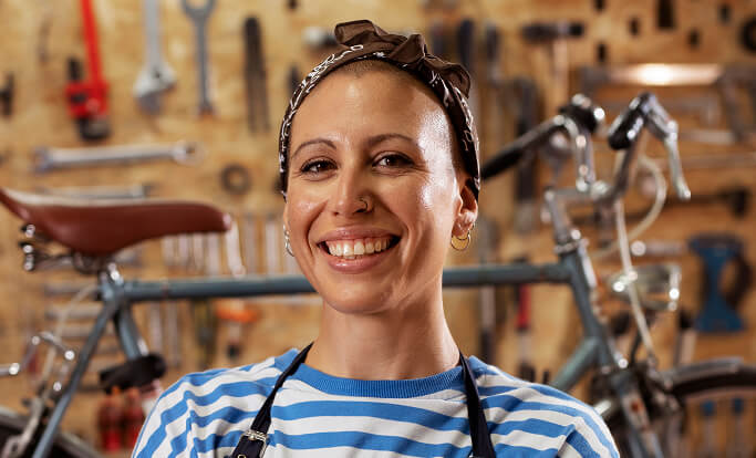 Amélie Monier, mécanicienne satisfaite